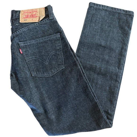 Perfect black Classic Levi’s  Denim Jeans straight leg fits 25 - Picture 7 of 9